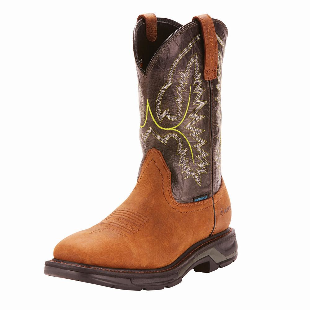 Men\'s Ariat WorkHog XT Waterproof Waterproof Boots Multicolor | LINR-26584