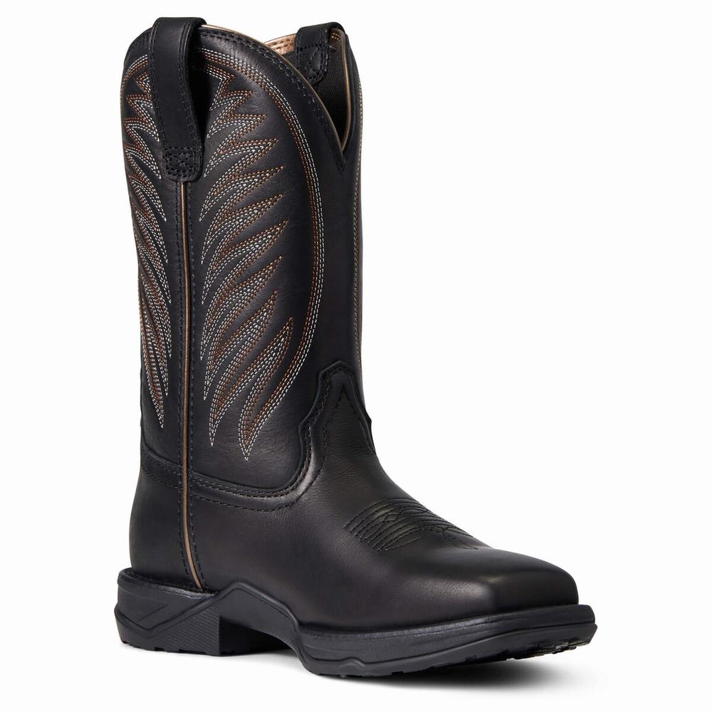 Women's Ariat Anthem 2.0 Western Boots Black | LYVB-69871