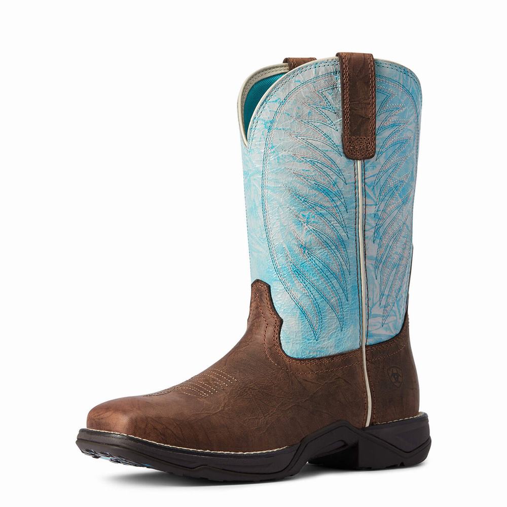 Women\'s Ariat Anthem 2.0 Western Boots Multicolor | CYWU-95406