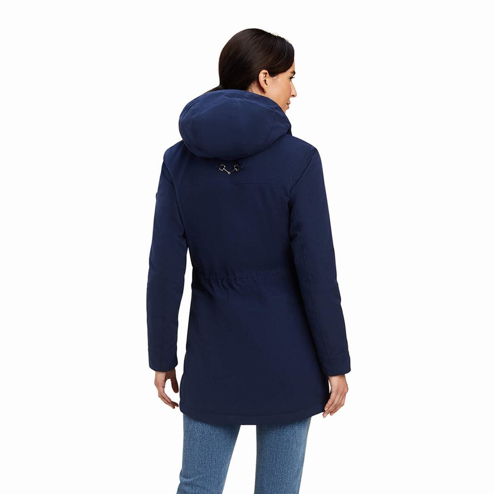 Women's Ariat Argentium Jackets Navy | RODP-65174