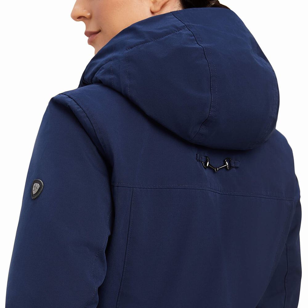 Women's Ariat Argentium Jackets Navy | RODP-65174