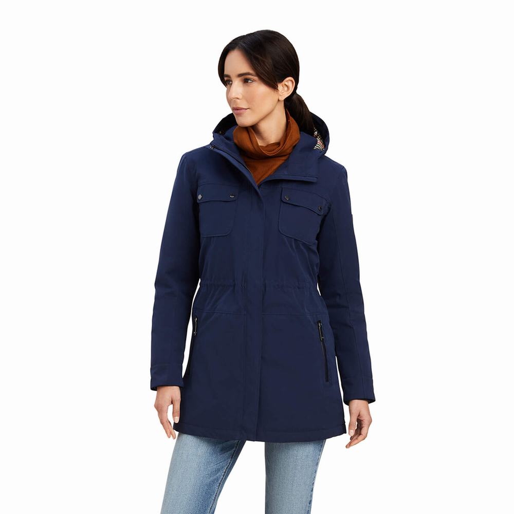 Women\'s Ariat Argentium Jackets Navy | RODP-65174