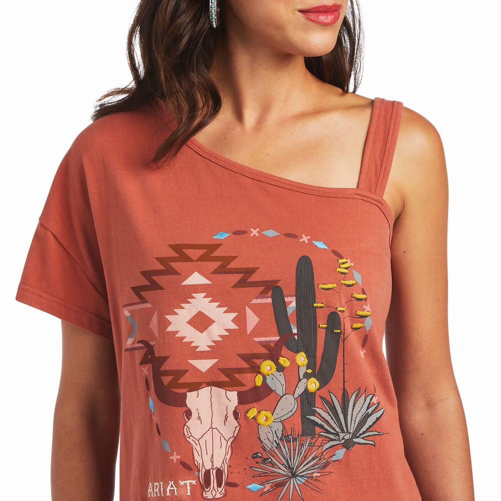 Women's Ariat Around and Around Tops Multicolor | GZCR-26108