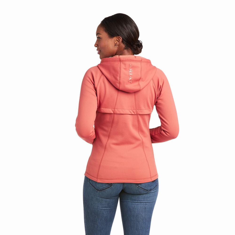 Women's Ariat Attain Full Zip Hoodie Multicolor | FUGV-62380