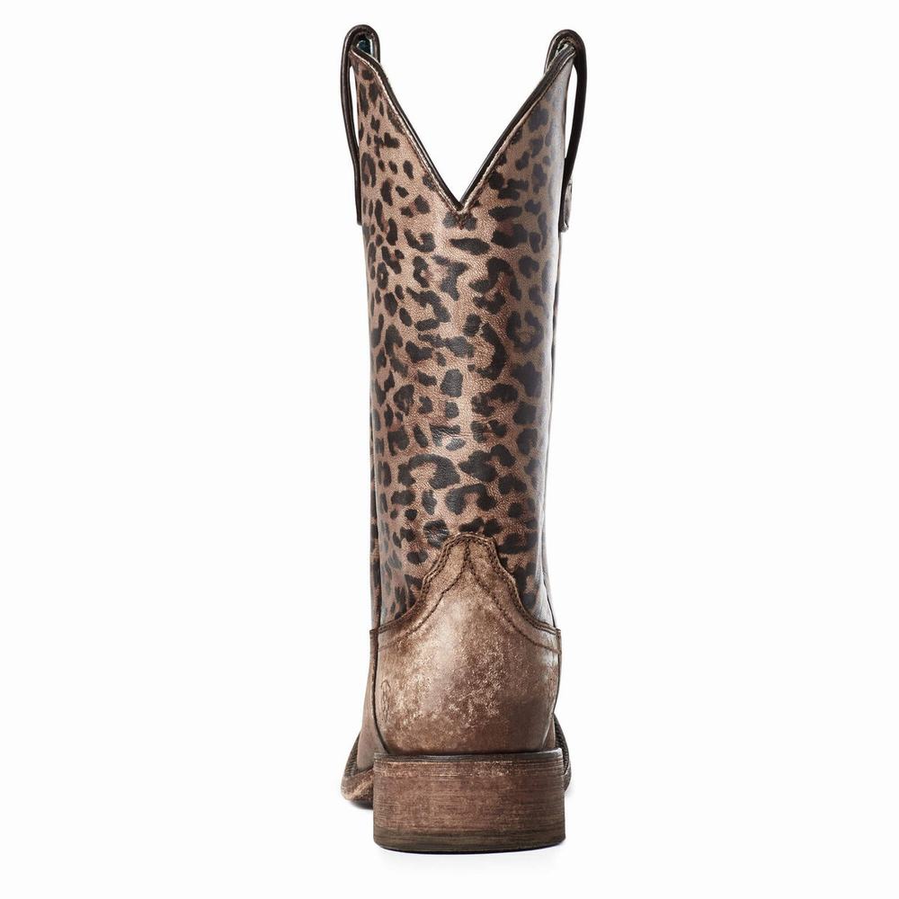 Women's Ariat Circuit Savanna Western Boots Brown | TIKQ-87365