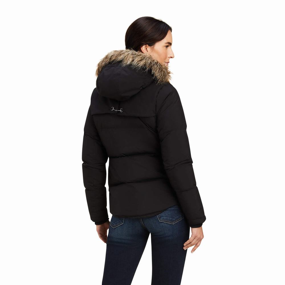 Women's Ariat Clairborne Jackets Black | TJCS-26819