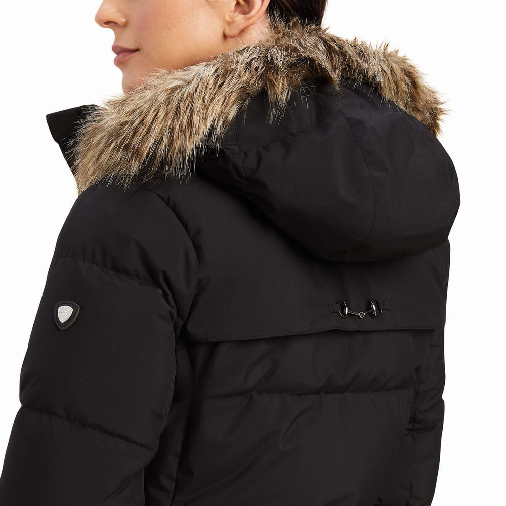 Women's Ariat Clairborne Jackets Black | TJCS-26819