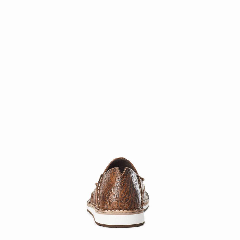 Women's Ariat Cruiser Sneakers Brown | JOSQ-13275