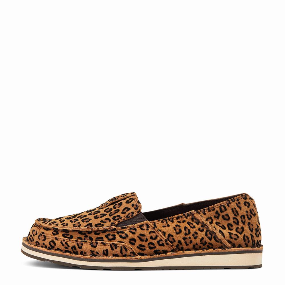 Women's Ariat Cruiser Sneakers Leopard | ZYRA-52867