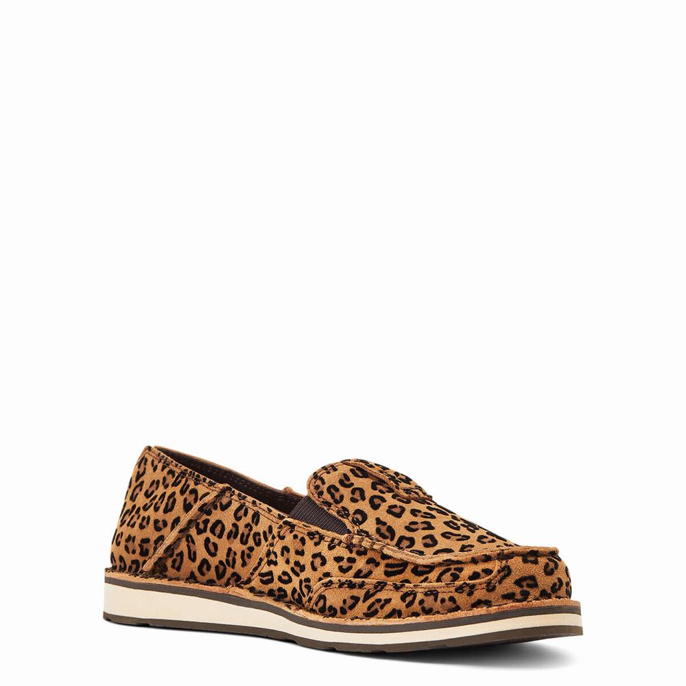 Women's Ariat Cruiser Sneakers Leopard | ZYRA-52867