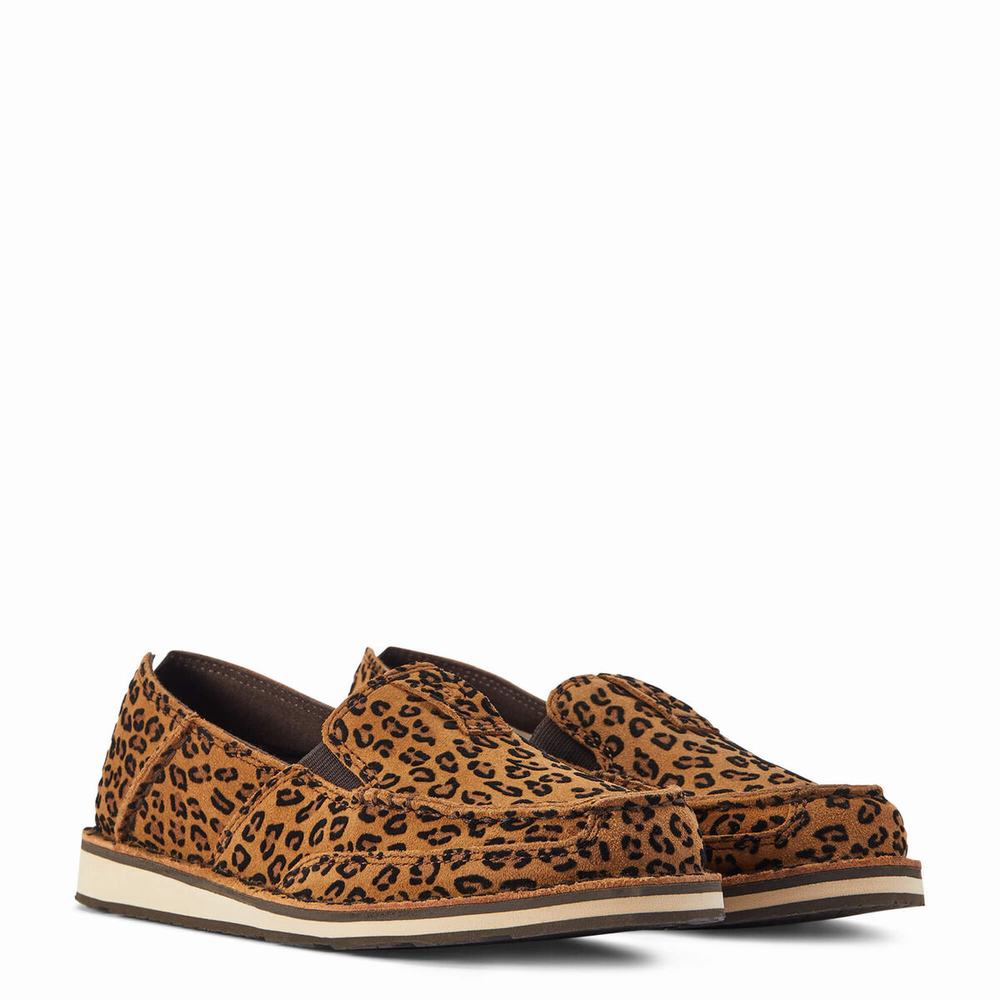 Women's Ariat Cruiser Sneakers Leopard | ZYRA-52867