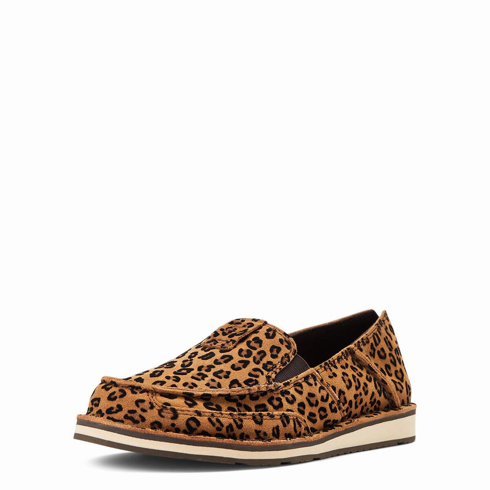 Women\'s Ariat Cruiser Sneakers Leopard | ZYRA-52867