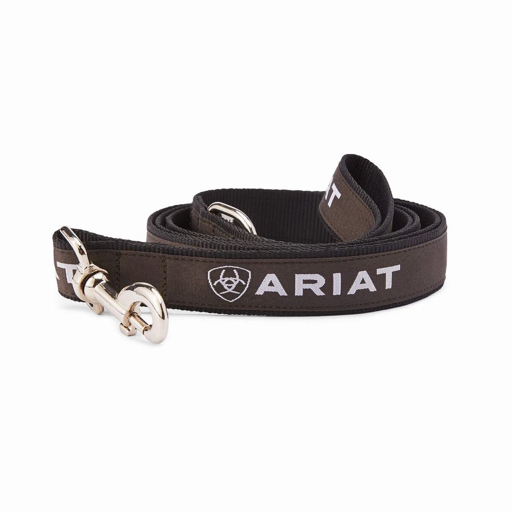 Women\'s Ariat Dog Leash Accessories Black / Grey | AGEL-82679