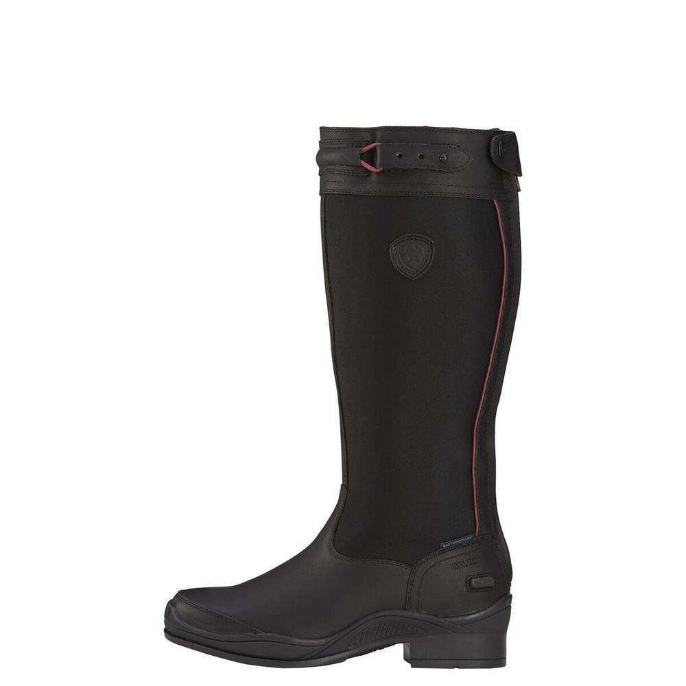 Women's Ariat Extreme Tall Waterproof Insulated Tall Riding Waterproof Boots Black | CXUK-94682