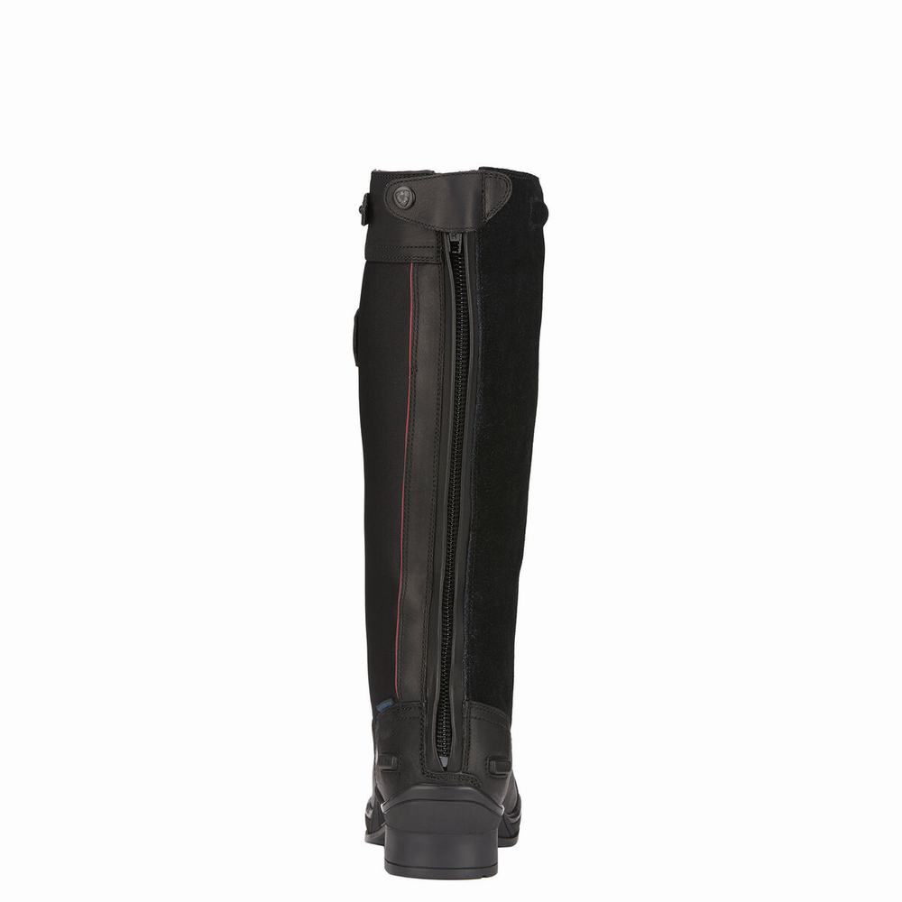 Women's Ariat Extreme Tall Waterproof Insulated Tall Riding Waterproof Boots Black | CXUK-94682