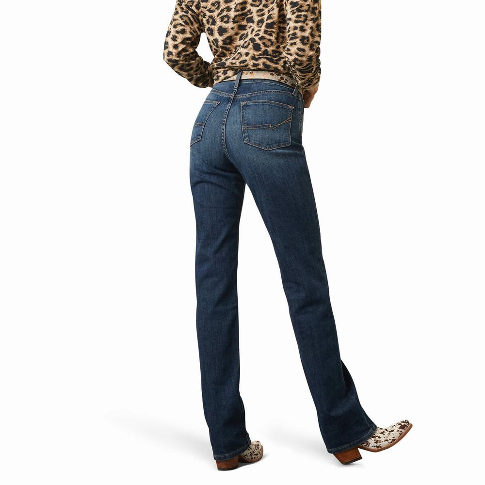 Women's Ariat High Rise Ultra Relaxed Frankie Straight-Fit Jeans Multicolor | VCGR-64387