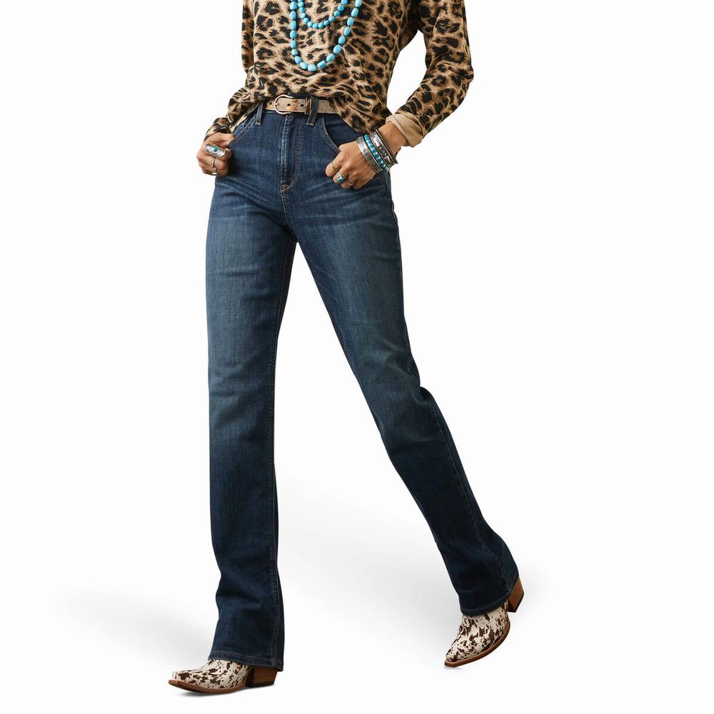 Women\'s Ariat High Rise Ultra Relaxed Frankie Straight-Fit Jeans Multicolor | VCGR-64387