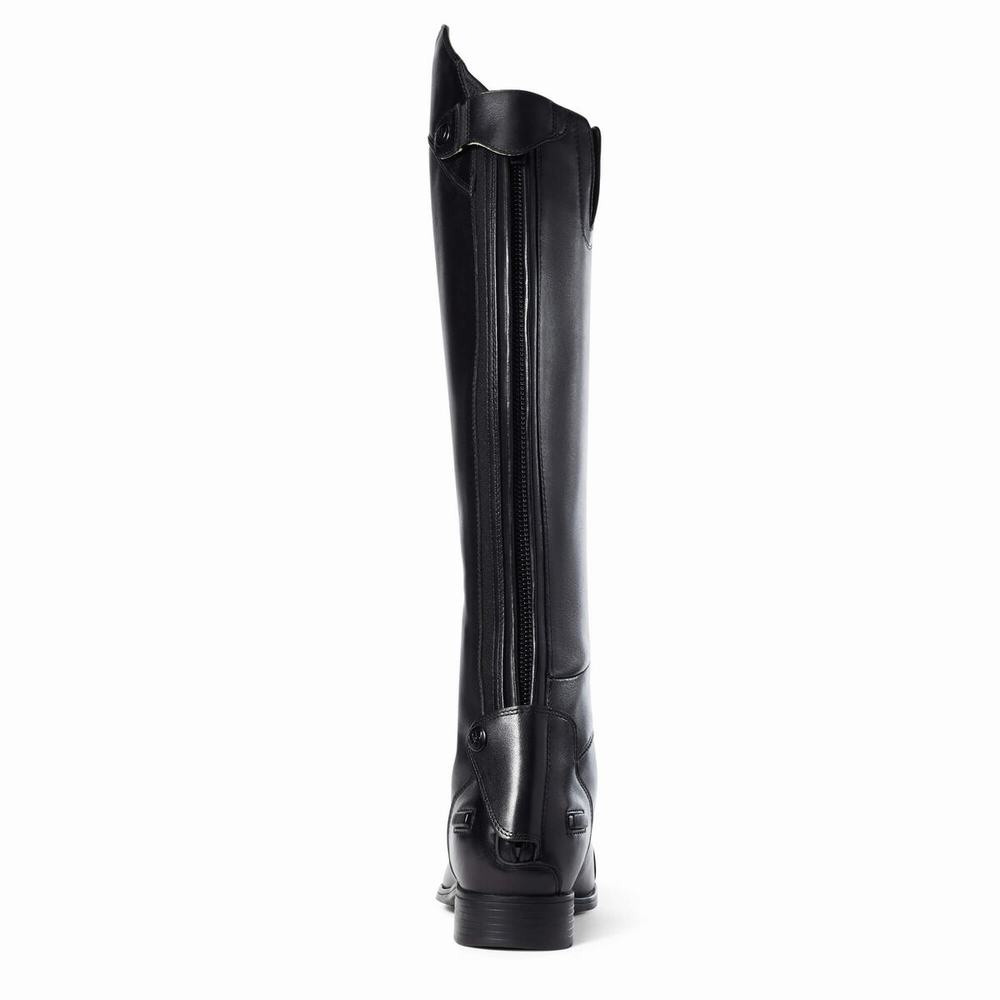 Women's Ariat Kinsley Field Tall Riding Riding Boots Black | EAOX-39645