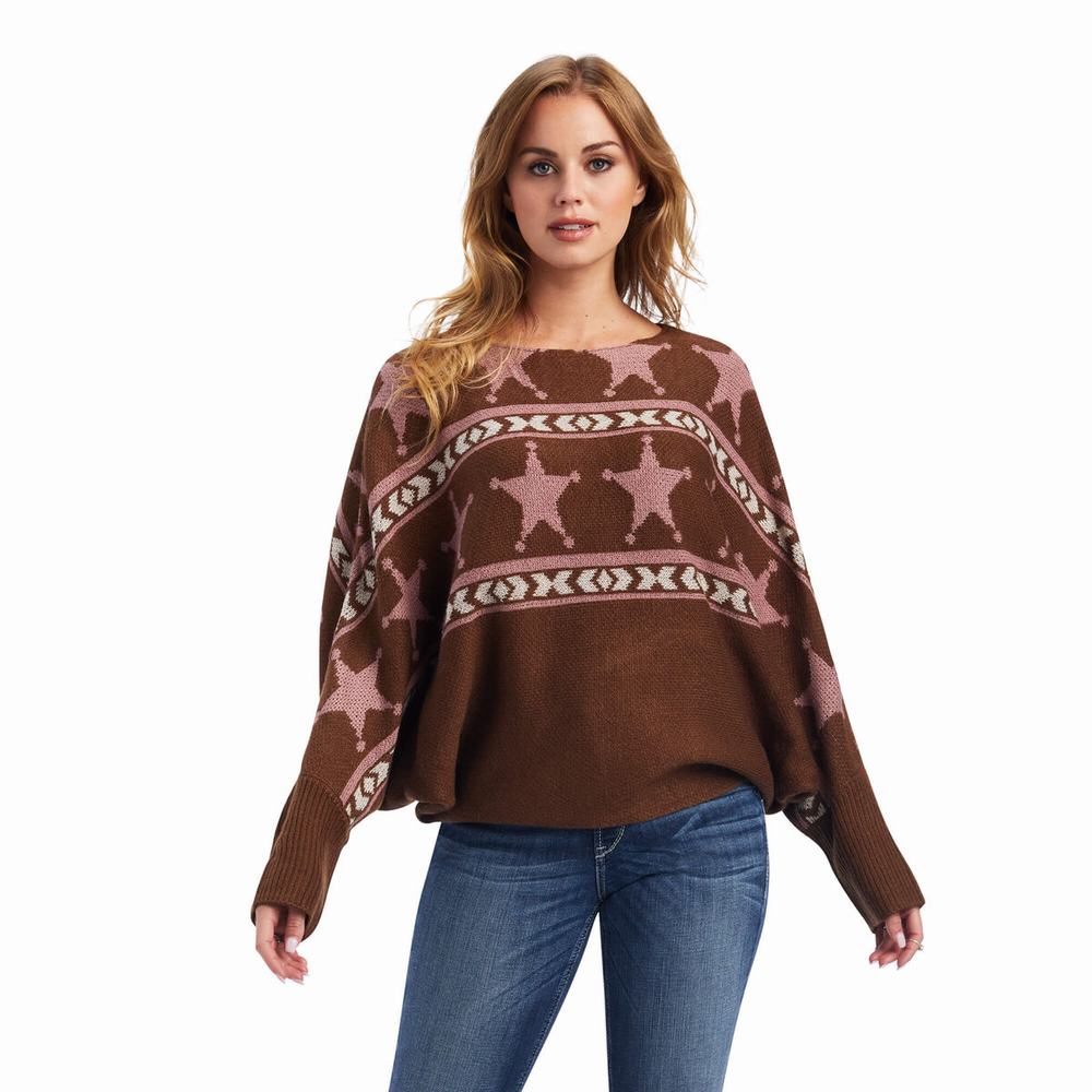 Women\'s Ariat Lawless Sweaters Multicolor | WHCY-43250