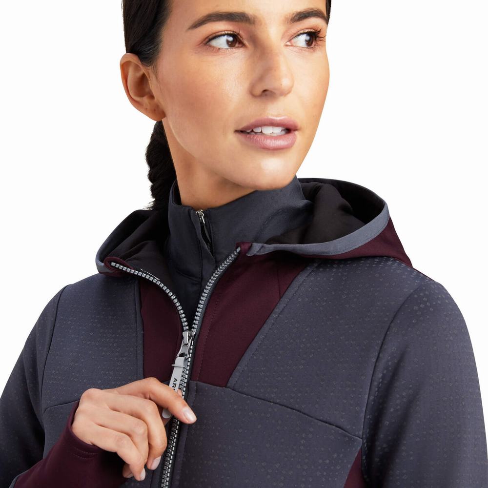 Women's Ariat Lumina Full Zip Hoodie Multicolor | MBOH-30245