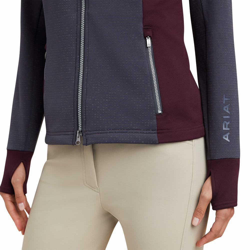 Women's Ariat Lumina Full Zip Hoodie Multicolor | MBOH-30245