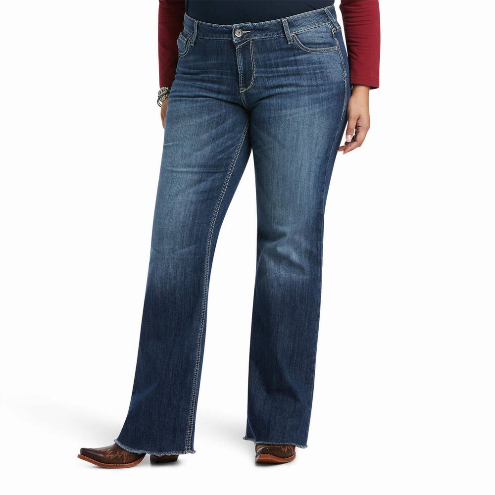 Women's Ariat Mid Rise Anabelle Skinny Jeans Multicolor | YEWX-68590