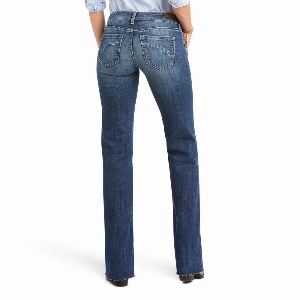 Women's Ariat Mid Rise Anabelle Skinny Jeans Multicolor | YEWX-68590