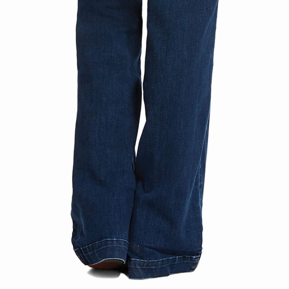 Women's Ariat Mid Rise Stretch Kelsea Skinny Jeans Multicolor | POVU-04518