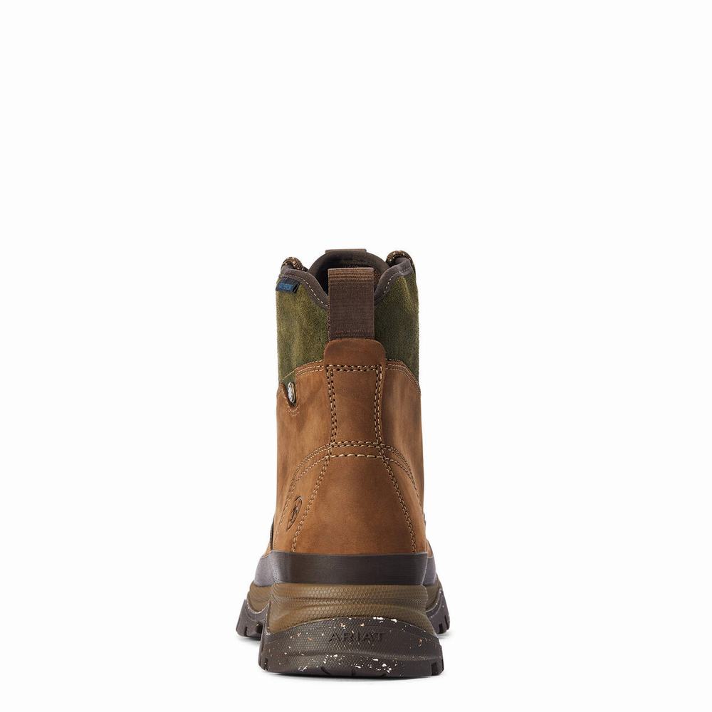 Women's Ariat Moresby Waterproof Waterproof Boots Brown | CGLK-06782