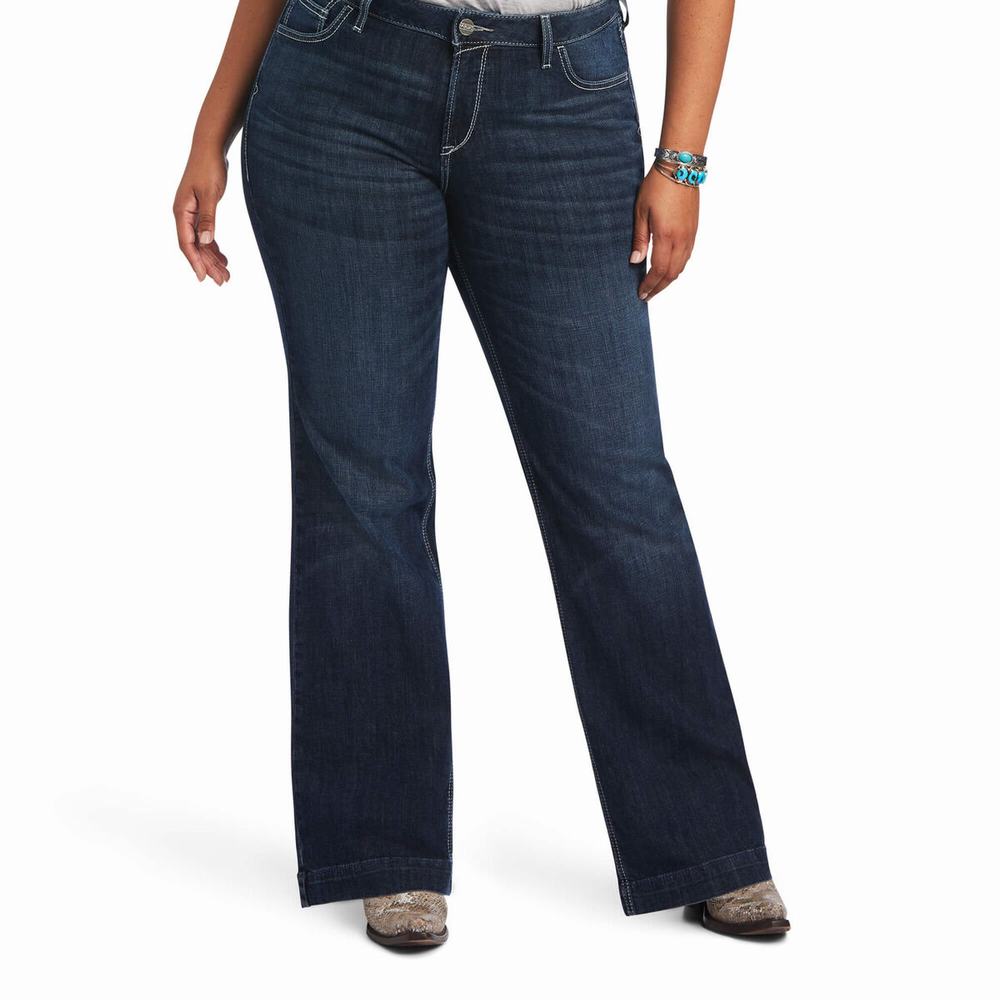 Women's Ariat Perfect Rise Aisha Skinny Jeans Multicolor | GYXN-27316