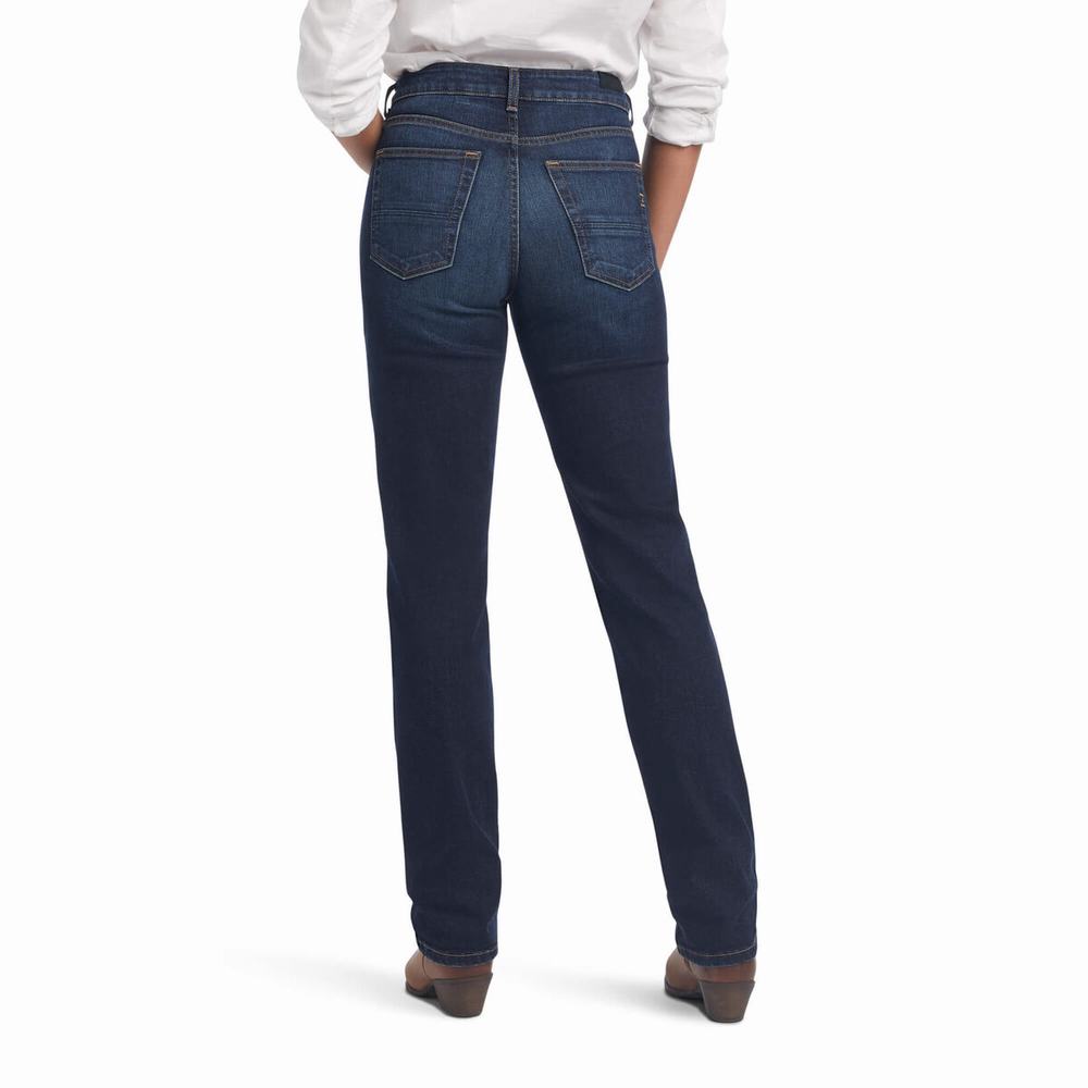 Women's Ariat Premium High Rise Stretch Straight-Fit Jeans Multicolor | FLAM-18052