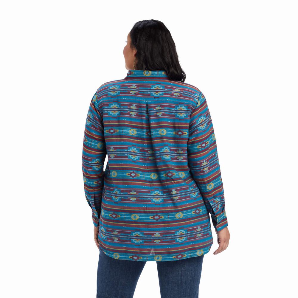 Women's Ariat REAL Billie Rae Tops Multicolor | RNLM-78426