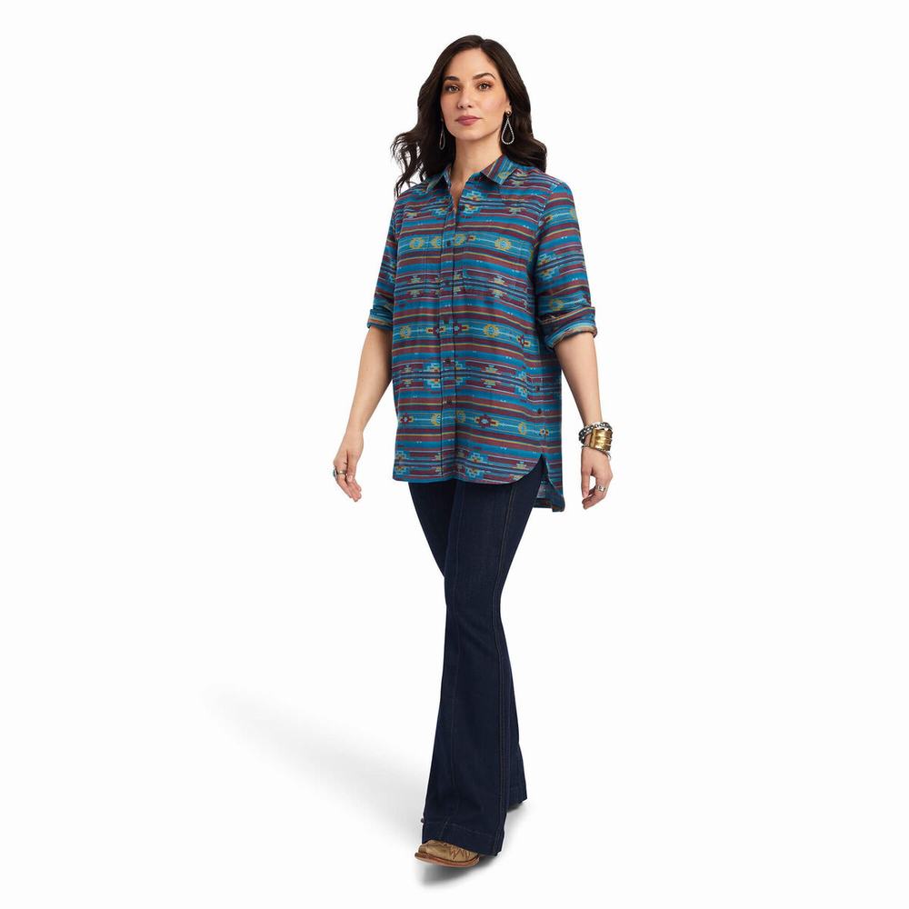 Women's Ariat REAL Billie Rae Tops Multicolor | RNLM-78426