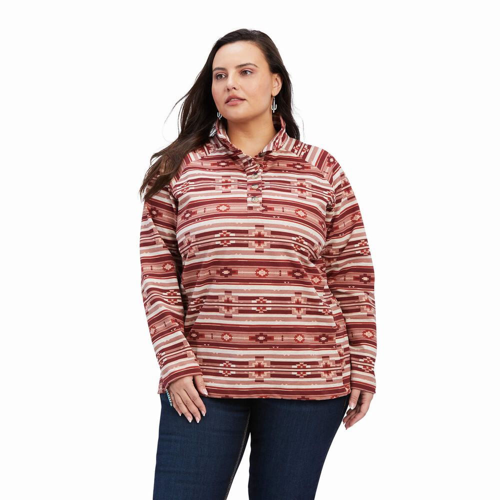 Women's Ariat REAL Comfort Hoodie Brown | DABS-21830