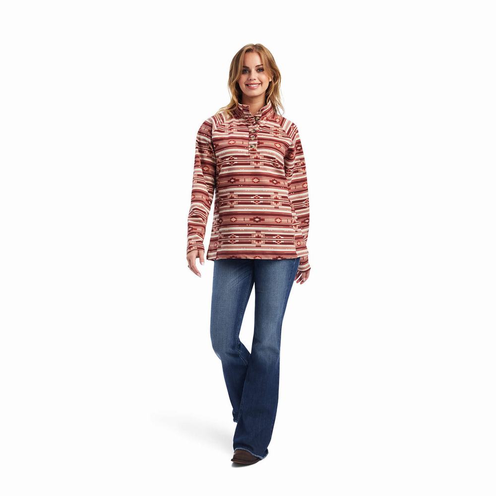 Women's Ariat REAL Comfort Hoodie Brown | DABS-21830