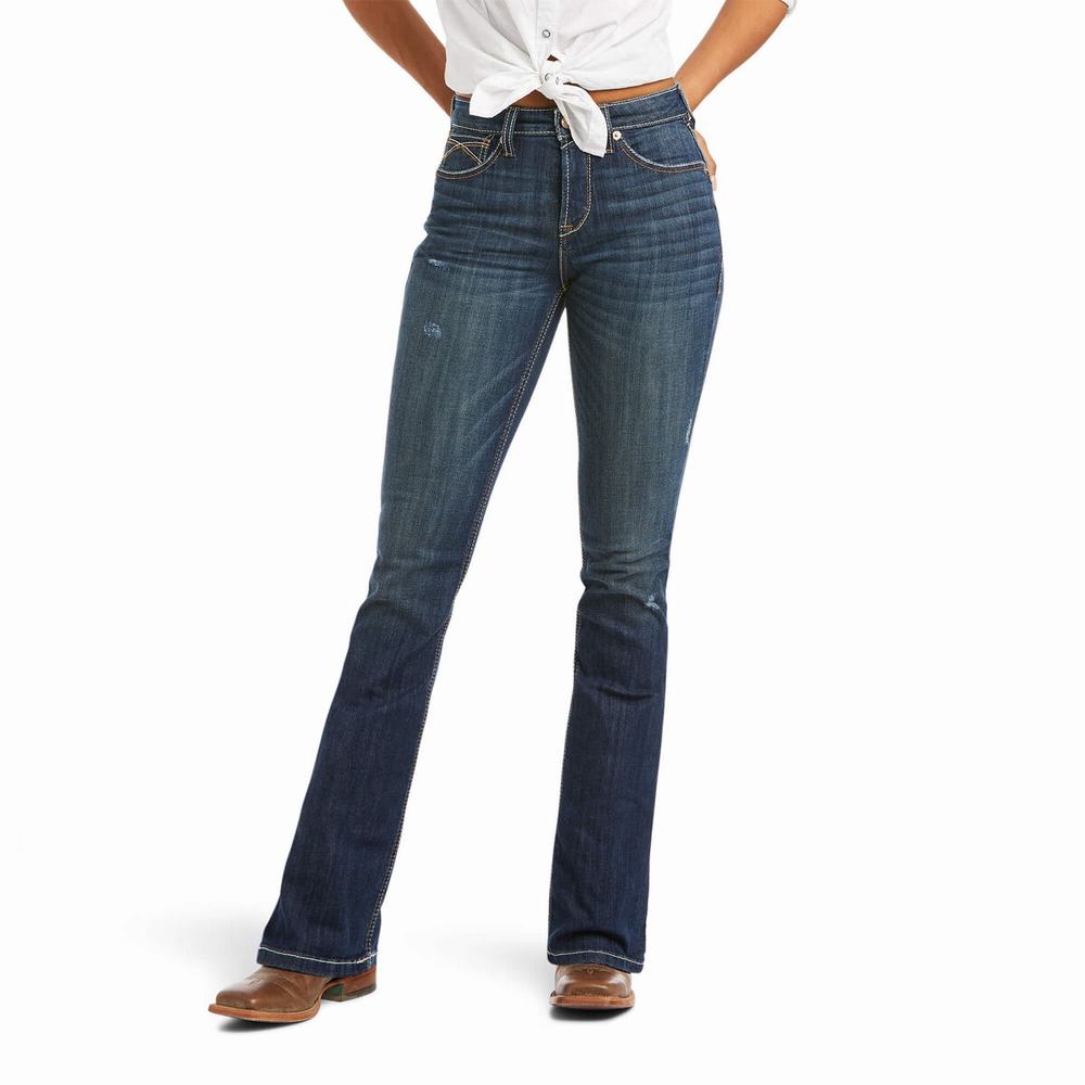 Women\'s Ariat R.E.A.L. High Rise Katrina Cut Skinny Jeans Multicolor | TCLJ-84029