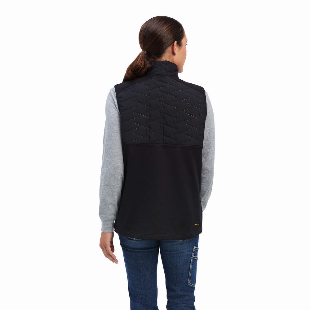 Women's Ariat Rebar Cloud 9 Vests Black | YPTC-73462