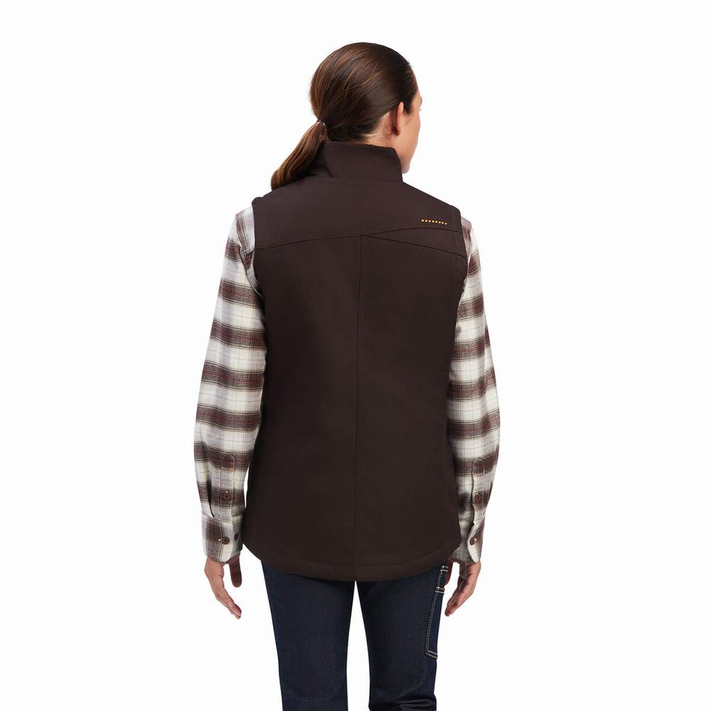 Women's Ariat Rebar DuraCanvas Insulated Vests Multicolor | VKLZ-28430