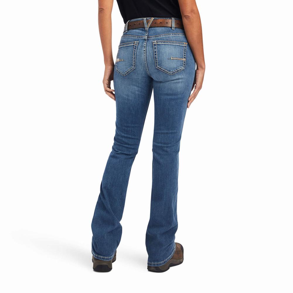 Women's Ariat Rebar Riveter Cut Straight-Fit Jeans Multicolor | YRUI-40239