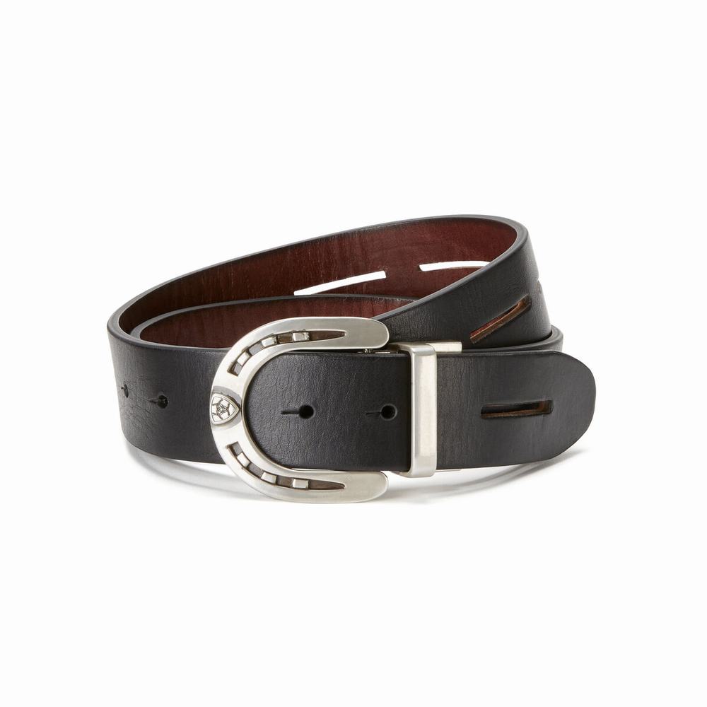 Women's Ariat Regal Reversible Belts Black / Brown | XUZR-20517