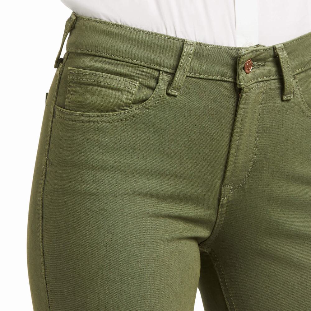 Women's Ariat Slim Ella Skinny Jeans Green | CGPB-97420