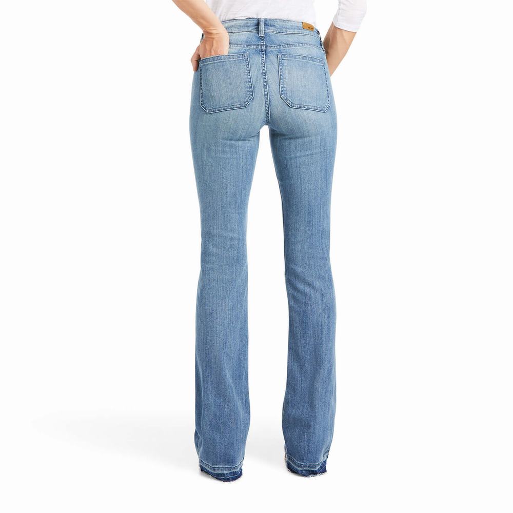 Women's Ariat Slim Vivianne Skinny Jeans Blue | PZIC-53087