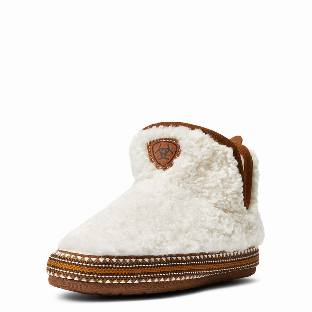 Women's Ariat Slippers Beige | MXTL-07986