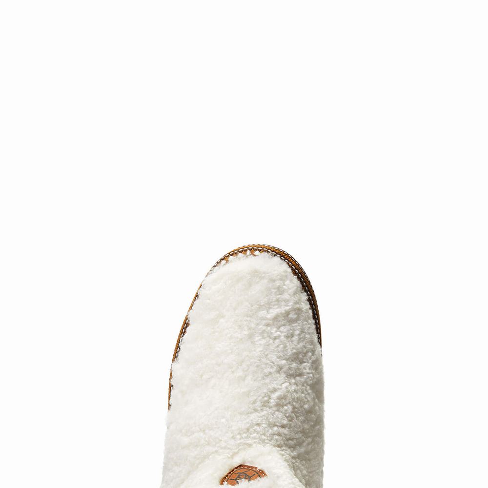 Women's Ariat Slippers Beige | MXTL-07986