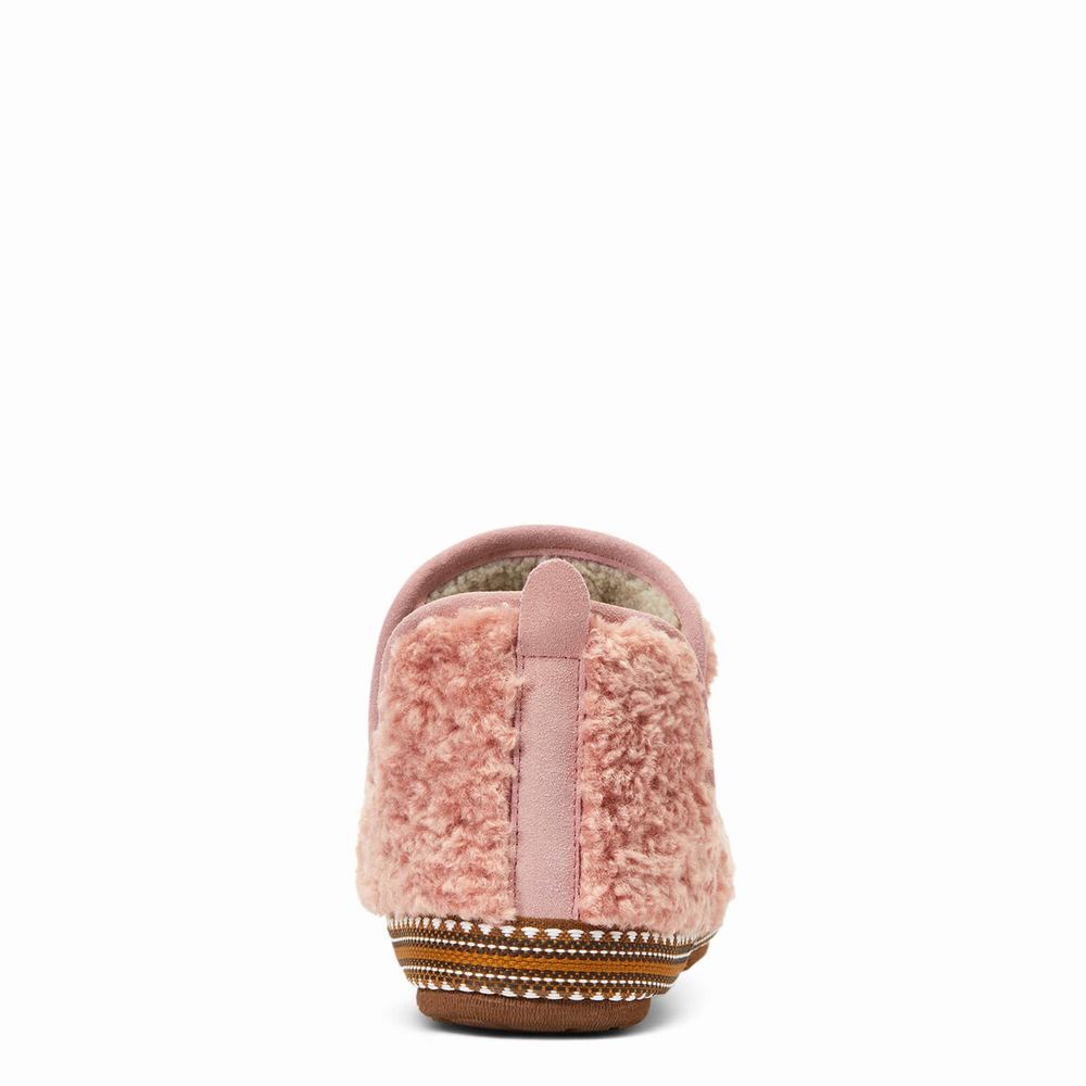 Women's Ariat Slippers Pink | NGYL-13498