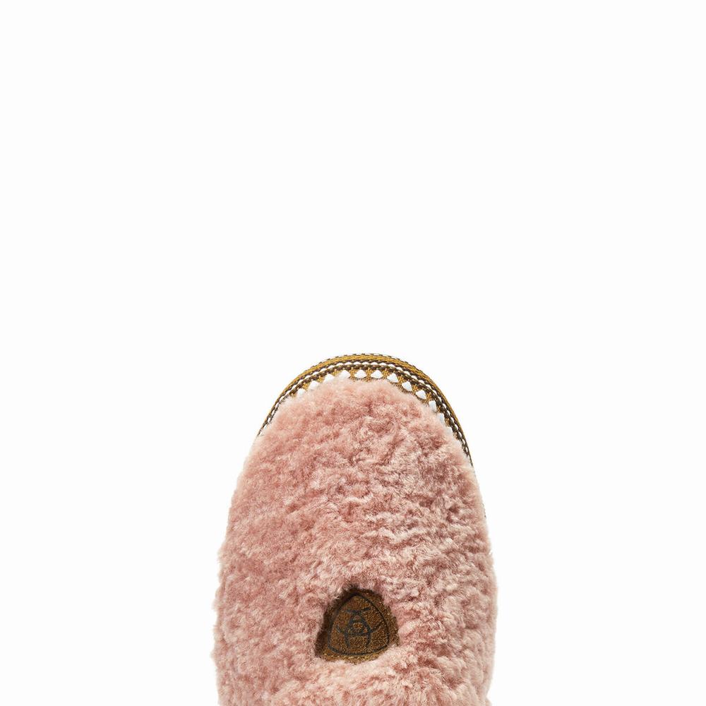 Women's Ariat Snuggle Slippers Pink | JFPG-62138