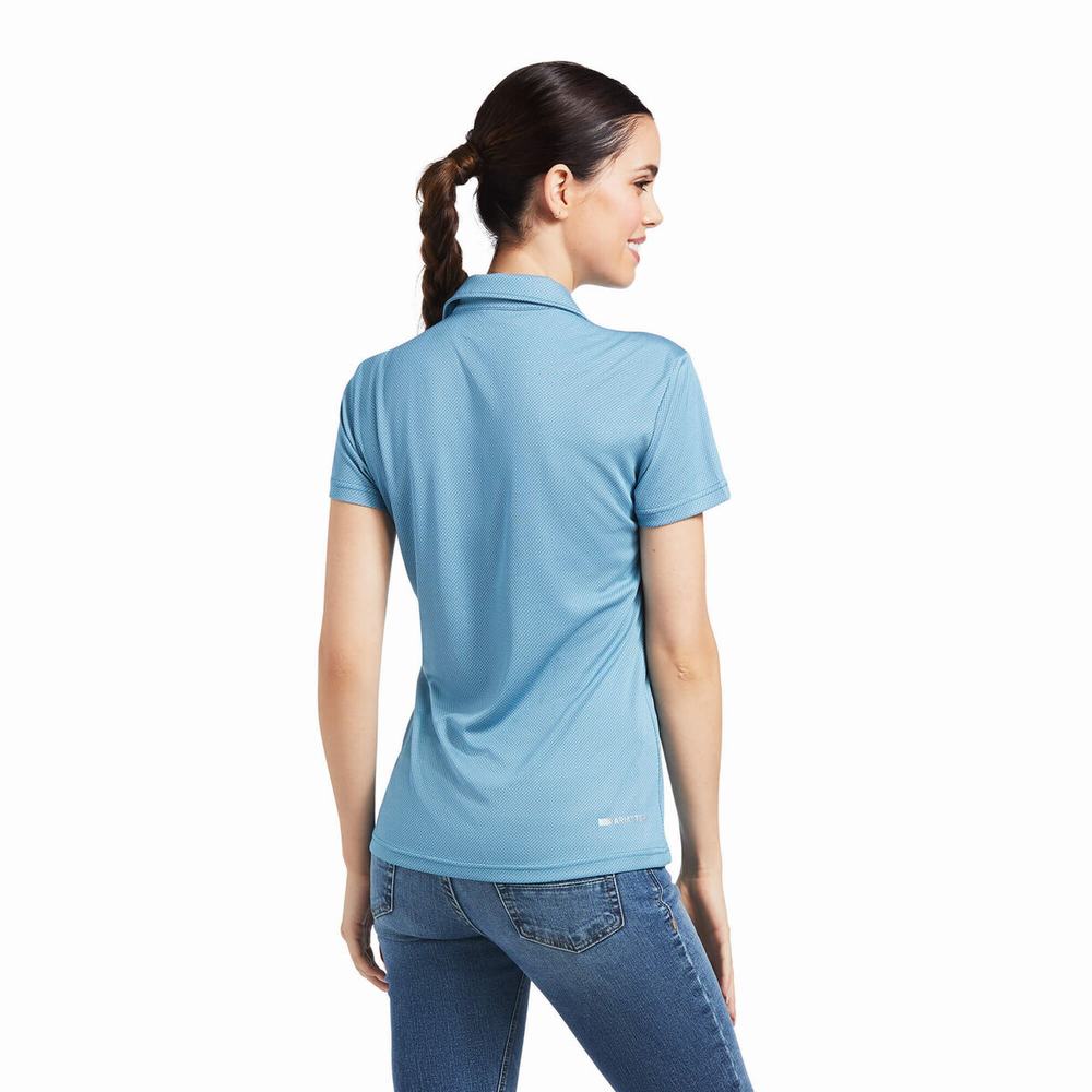 Women's Ariat Talent Tops Blue | IMQA-58412