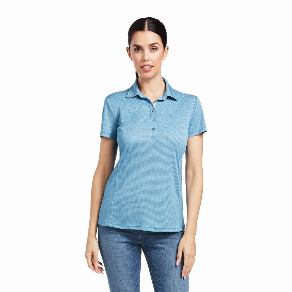 Women\'s Ariat Talent Tops Blue | IMQA-58412