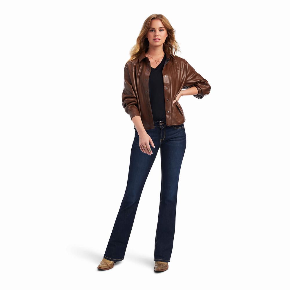 Women's Ariat Talk of the Town Tops Multicolor | ADIS-86940