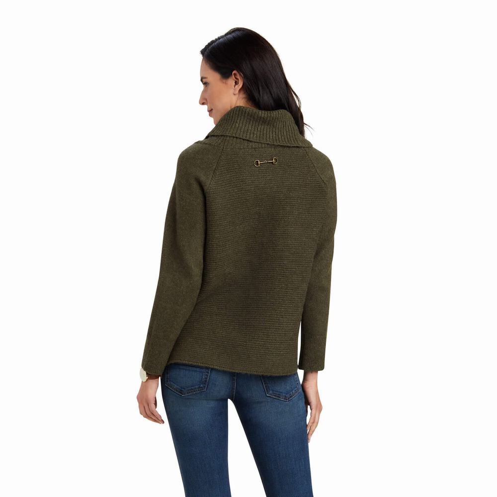 Women's Ariat Three Chimney Sweaters Multicolor | AMNZ-89071